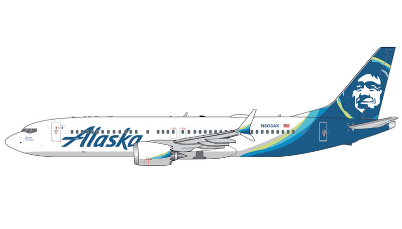 GJASA2392 | GeminiJets 1:400 | Boeing 737 MAX 8 Alaska Airlines N803AK | is due February 2026
