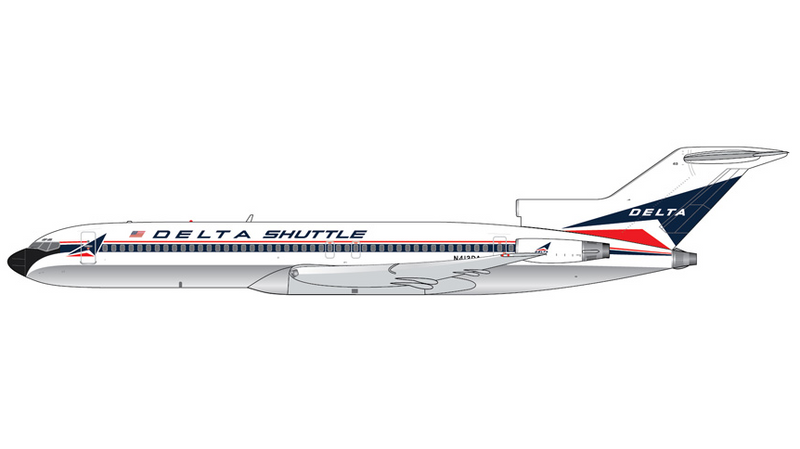 GJDAL2375 | GeminiJets 1:400 | Boeing 727-200 Delta Shuttle N413DA | is due February 2026