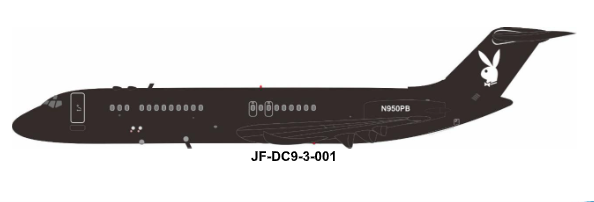 JF-DC9-3-001 | J-Fox Models 1:200 | DC-9-32 Playboy N950PB | is due March 2026
