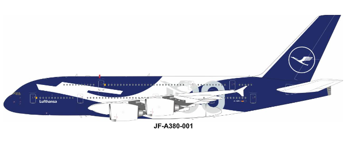JF-A380-001 | J-Fox Models 1:200 | Airbus A380 Lufthansa D-AIMH 100th Year Anniversary Livery | is due March 2026