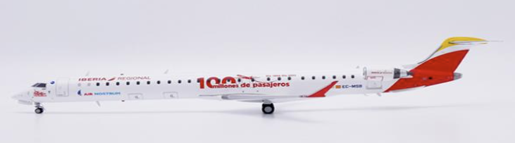 LH2509 | JC Wings 1:200 | Bombardier CRJ-1000 Iberia Regional (Air Nostrum) 100 millones de pasajeros Reg EC-MSB | due February 2026