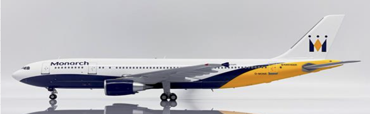 LH2317 | JC Wings 1:200 | Airbus A300-600R Monarch Airlines Reg G-MONR