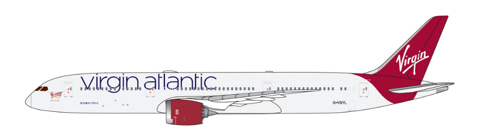 VIR126110 | Aether Models 1:500 | Boeing 787-9 Dreamliner Virgin Atlantic G-VNYL | is due April 2026