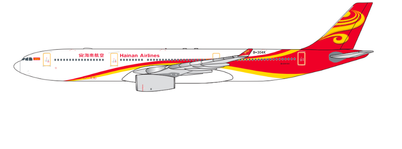 CHH126115 | Aether Models 1:500 | Airbus A330-300 Hainan Airlines B-304K | is due April 2026