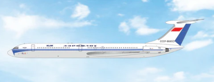 PH12093 | Phoenix 1:400 | Ilyushin IL-62 Aeroflot/KLM CCCP-86653 | is due April 2026