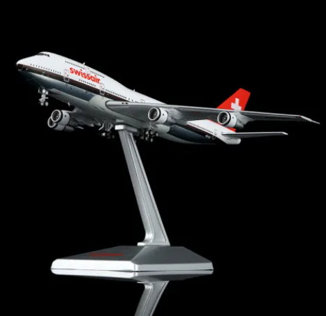 B601202 | HX Models 1:400 | Boeing 747-300 Swissair HB-IGF Chocolate Stripe | is due April 2026