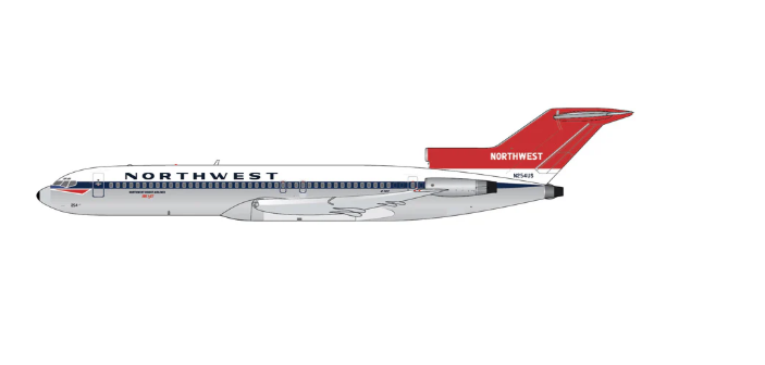 GJNWA2369 | Gemini Jets 1:400 | Boeing 727-200 Northwest Orient Airlines N254US Delivery Livery Polished Belly | is due April 2026