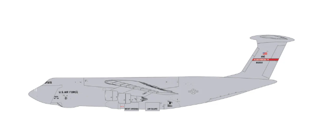 GMUSA152 | Gemini Jets 1:400 | Lockheed C-5A Galaxy USAF 68-0222 Martinsburg West Virginia Air Guard | is due April 2026