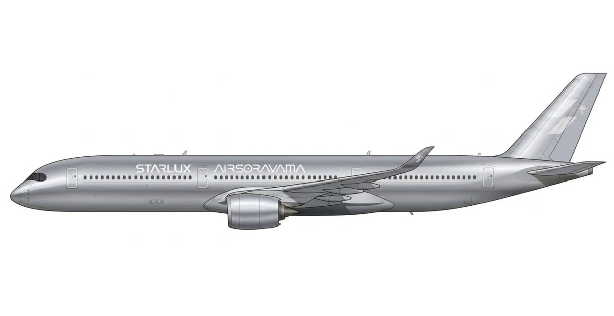 EW235K003 | JC Wings 1:200 | Airbus A350‑1000 Starlux Airlines B-58553 Airsorayama Silver | is due May 2026