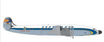 Herpa Wings 1:500 scale die-cast metal model of a Lockheed L-1649A Super Star Lufthansa D-ALAN.