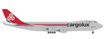 Herpa Wings die-cast Boeing 747-8F Cargolux Spirit of Schengen model.
