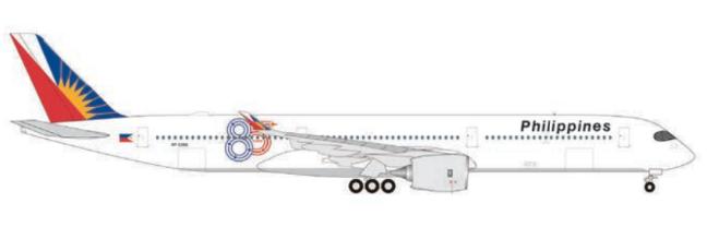 539302 | Herpa Wings 1:500 | Airbus A350-1000 Philippine Airlines “85 Years” – RP-C3510 | is due May 2026