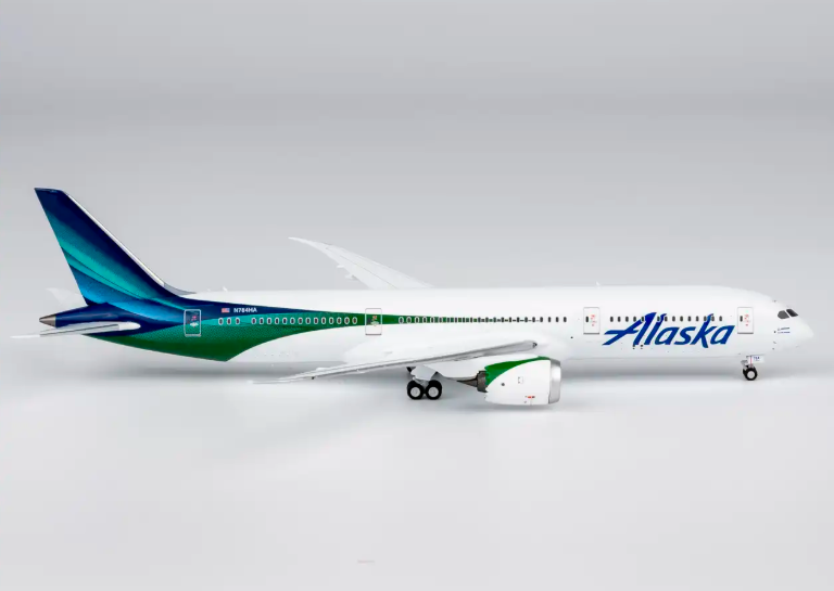 NG55162 | NG Models 1:400 | Boeing 787-9 Dreamliner Alaska Airlines N784HA new colors