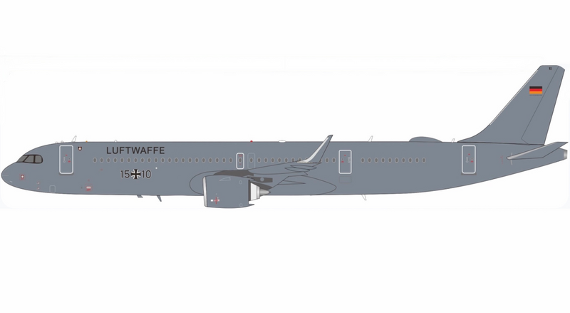 IF321GAF1511 | Inflight200 | Airbus A321 German Air Force 15+10 | is due June 2026