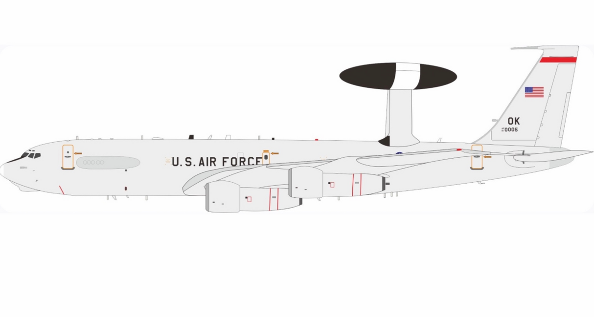 IFE3GUSAF005 | Inflight200 | Boeing E‑3 United States Air Force 81-0005 | is due June 2026