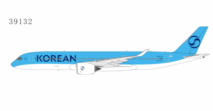 NG39132 | NG Models 1:400 | Airbus A350‑900 Korean Air HL8746  | is due May 2026
