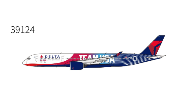 N391243 | NG Models 1:400 | Airbus A350‑900 Delta Air Lines TEAM USA #3; | is due May 2026