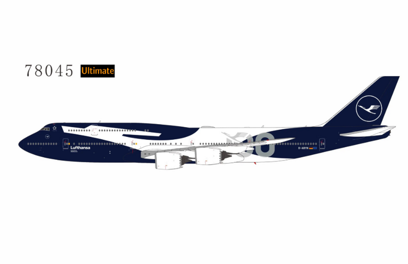 NG78045 | NG Models 1:400 | Boeing 747-8i Lufthansa D-ABYN (100 Years Anniversary; Luxurious Packaging) (with stand) | is due May 2026
