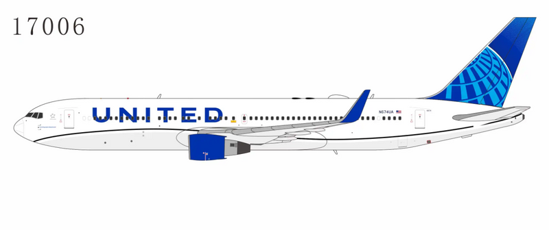 NG17006 | NG Models 1:400 | Boeing 767‑300 w/ Winglets United Airlines N674UA | is due May 2026