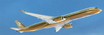 Die-cast metal Aviation 400 STARLUX Airline Airbus A350-1000 model.