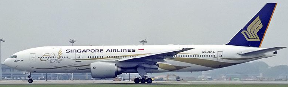 AV4446 | Aviation 400 | Boeing 777-212ER  Singapore Airlines 9V-SQA (detachable gear) | is due May 2026
