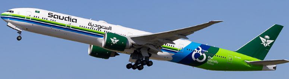 WB4078 | Aviation 400 | Boeing 777-3FGER Saudia HZ-AK36 "80 Years" (detachable gear)| is due May 2026