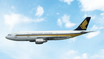 Phoenix die-cast metal 1:400 scale Airbus A300B Singapore Airlines model.