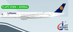 JC Wings 1:200 die-cast metal Airbus A350-900XWB model Lufthansa D-AIXD with stand.
