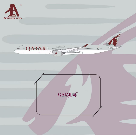 HA35K0008 | Aero Polaris 1:400 | Airbus A350-1000 Qatar Airways A7-AOA | is due July 2026