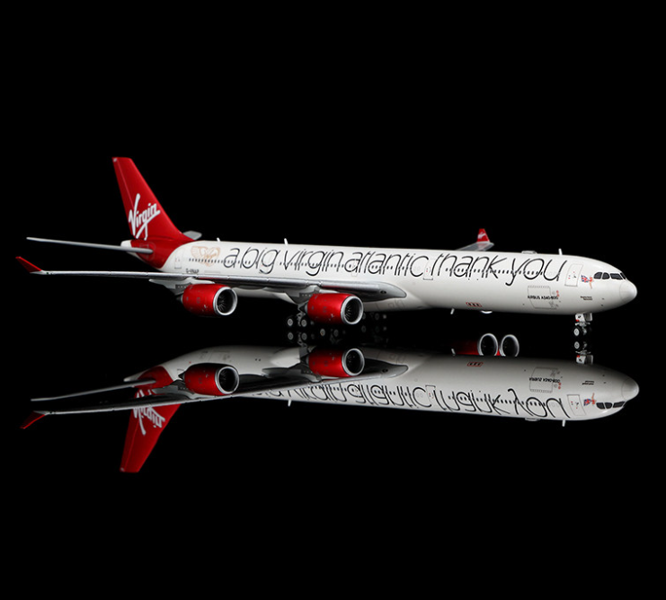 YY34622 | YY Wings 1:400 | Airbus A340‑600 Virgin Atlantic G-VNAP A Big Virgin Atlantic Thank You