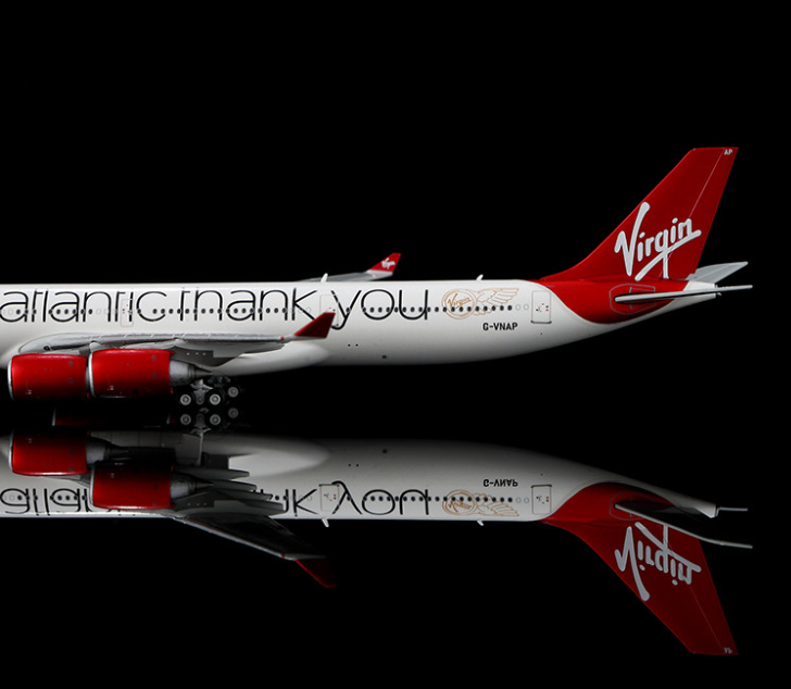 YY34622 | YY Wings 1:400 | Airbus A340‑600 Virgin Atlantic G-VNAP A Big Virgin Atlantic Thank You