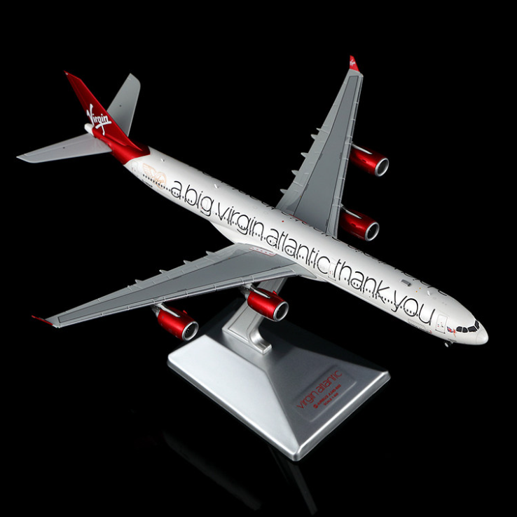 YY34622 | YY Wings 1:400 | Airbus A340‑600 Virgin Atlantic G-VNAP A Big Virgin Atlantic Thank You