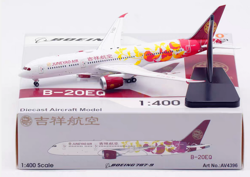 AV4396 | Aviation 400 | Boeing 787-9 Dreamliner Juneyao Airlines B-20EQ | is due November 2025