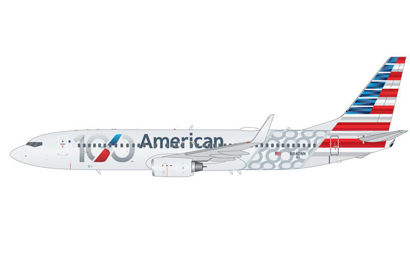 G2AAL1519 | Gemini Jets 1:200 | Boeing 737-800W American Airlines N840NN 100 Centennial Livery | is due July 2026