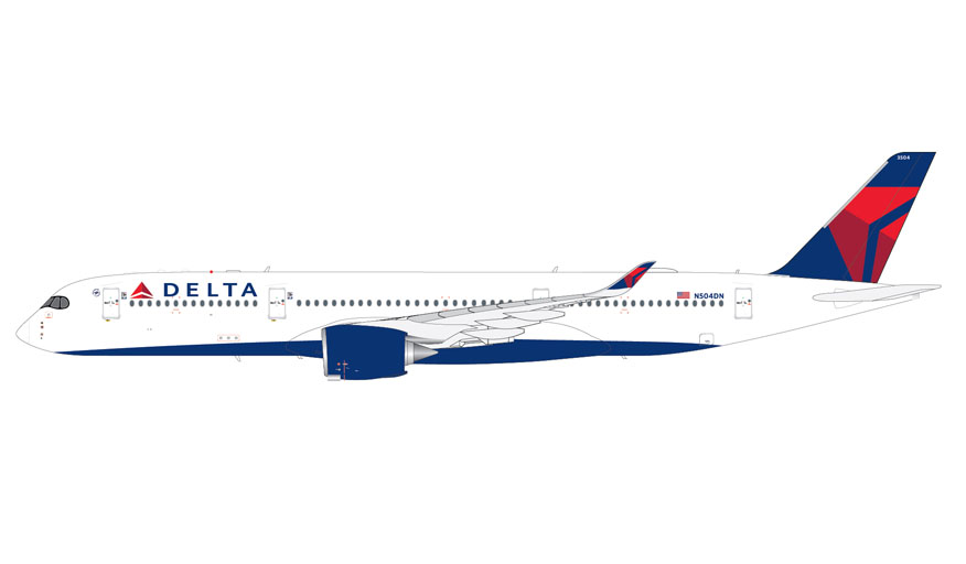 G2DAL1496 | Gemini Jets 1:200 | Airbus A350-900 Delta Airlines N504DN