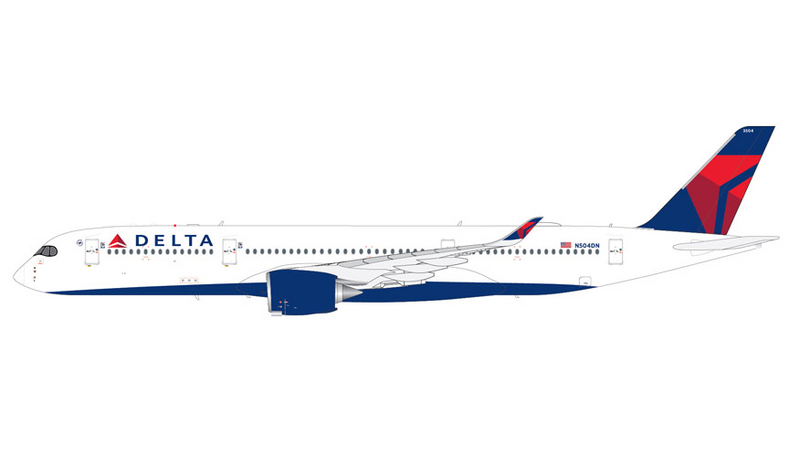 G2DAL1496 | Gemini Jets 1:200 | Airbus A350-900 Delta Airlines N504DN | is due July 2026