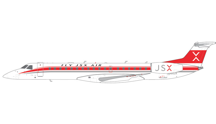 G2JSX1505 | Gemini Jets 1:200 | Embraer E145R JSX N960JX FLY JSX AIR Retro Livery | is due July 2026