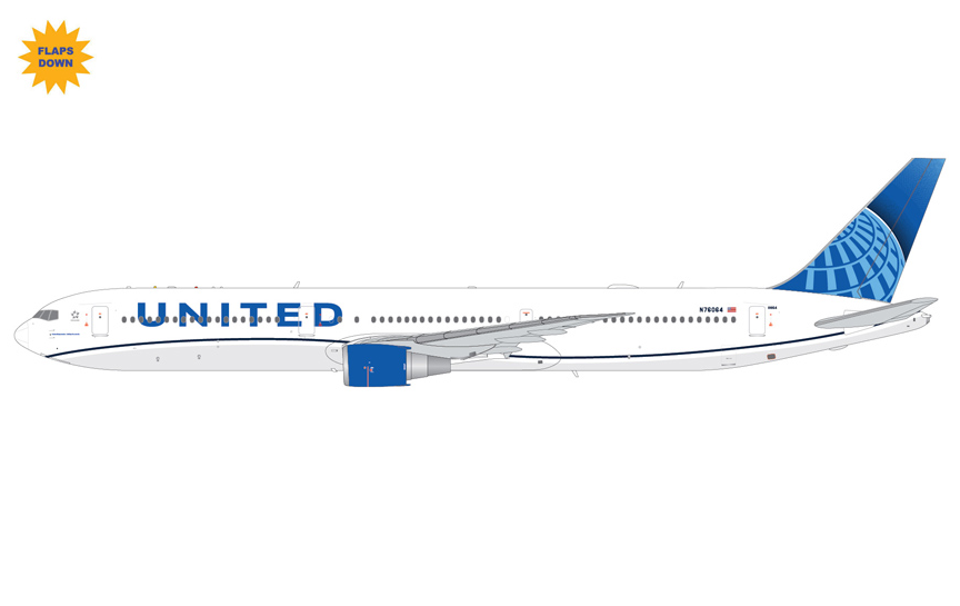 G2UAL1445F | Gemini Jets 1:200 | Boeing 767-400ER United Airlines N76064 Flaps Down | is due July 2026