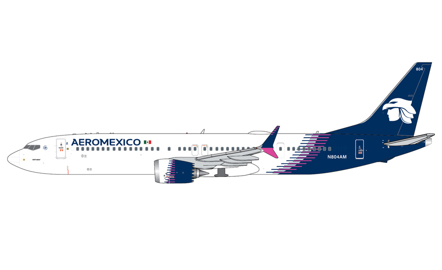 GJAMX2416 | Gemini Jets 1:400 | Boeing 737 MAX 9 Aeromexico N804AM | is due July 2026