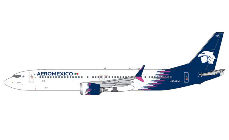 GJAMX2416 | Gemini Jets 1:400 | Boeing 737 MAX 9 Aeromexico N804AM | is due July 2026