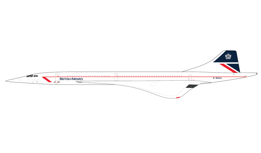 GJBAW2390 | Gemini Jets 1:400 | Concorde British Airways G-BOAA Landor Livery