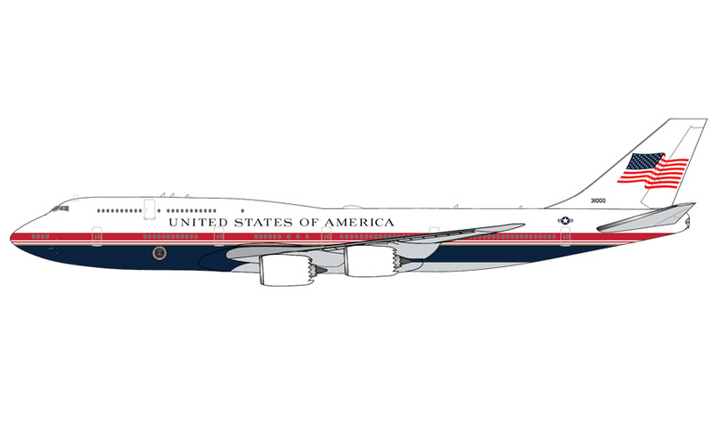 GJAFO2401 | Gemini Jets 1:400 | Boeing 747-8 VC-25B USAF 31000 Air Force One | is due July 2026