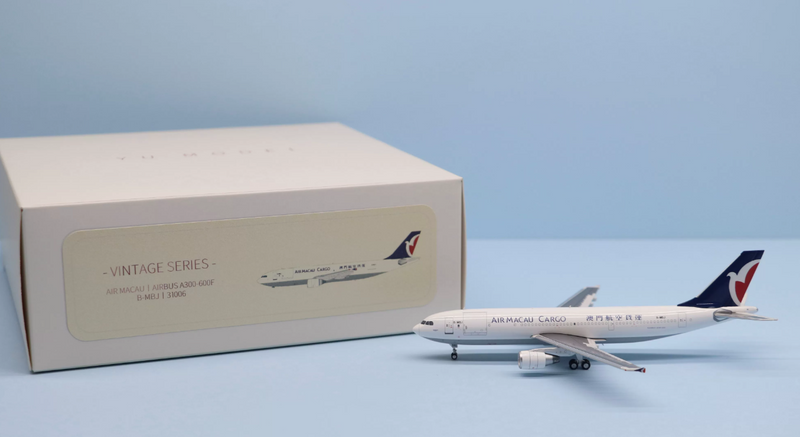 31006 | Yu ModeL 1:400 | Airbus A300‑600F Air Macau Cargo B-MBJ | is due May 2026