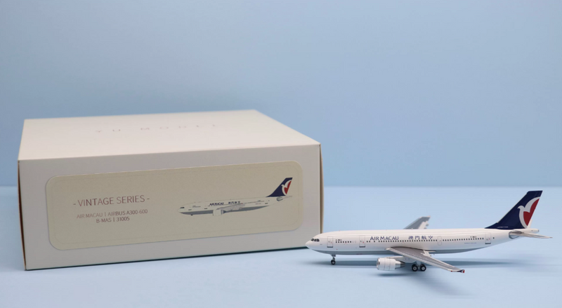 31005 | Yu ModeL 1:400 | Airbus A300‑600 Air Macau B-MAS 'Peace' | is due July 2026