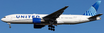 Aviation 400 Boeing 777-200ER United Airlines N799UA die-cast metal model.