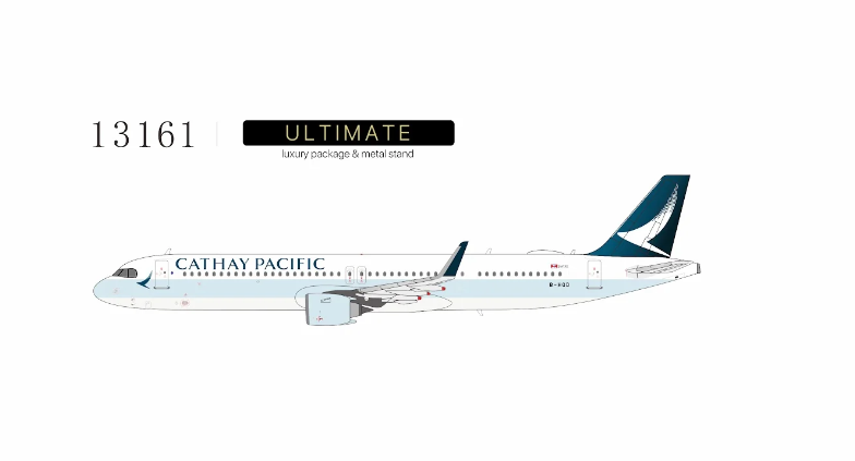 NG13161 | NG Models 1:400 | Airbus A321neo Cathay Pacific B-HQD (Large titles) "80 Years Together" sticker; Luxurious packaging | is due July 2026