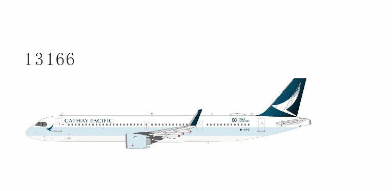 NG13166 | NG Models 1:400 | Airbus A321neo Cathay Pacific B-HPE ("80 Years Together" sticker) | is due July 2026