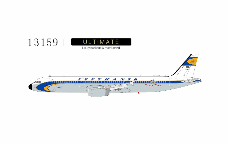 NG13159 | NG Models 1:400 | Airbus A321-200 Lufthansa D-AISZ (Super Star heritage livery) (ULTIMATE) | is due July 2026