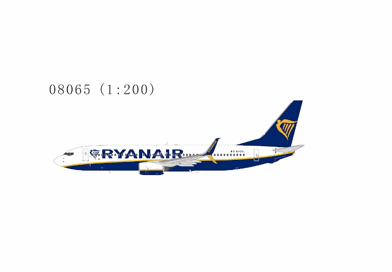 NG08065 | NG Models 1:200 | Boeing 737-800 Ryanair EI-DHF (old colours, without winglets) | is due July 2026