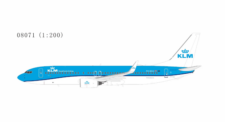 NG08071 | NG Models 1:200 | Boeing 737-800 KLM Royal Dutch Airlines PH-BXU (new colours) | is due July 2026